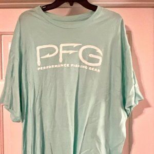 Columbia PFG Short Sleeve T-Shirt - XXL - Blue